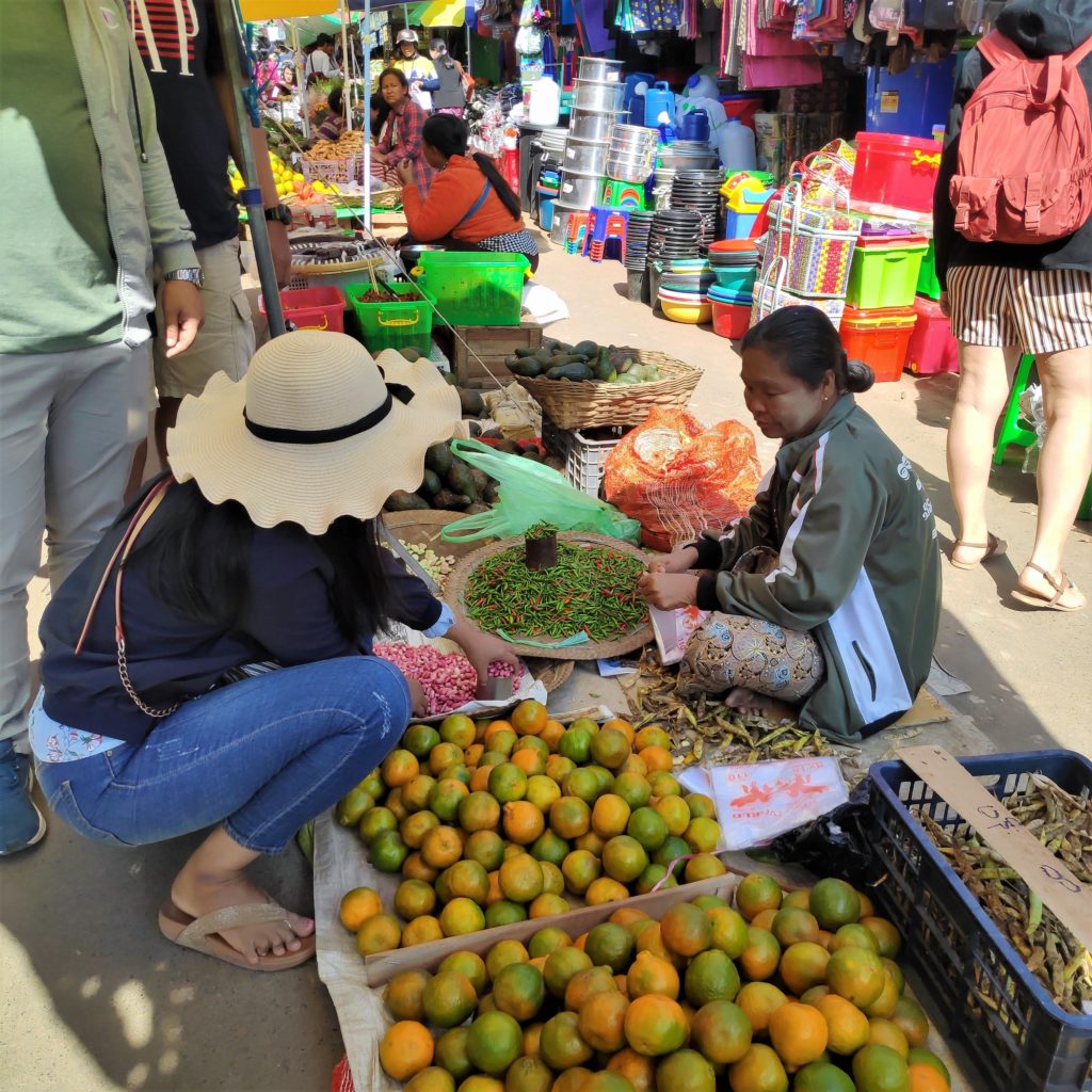 Mercado en Kalaw Myanamar