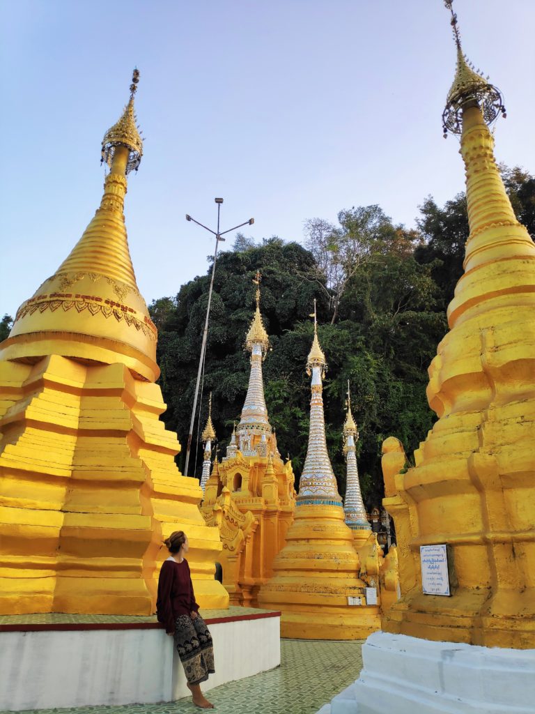 Pagoda de los mil budas Kalaw Myanmar