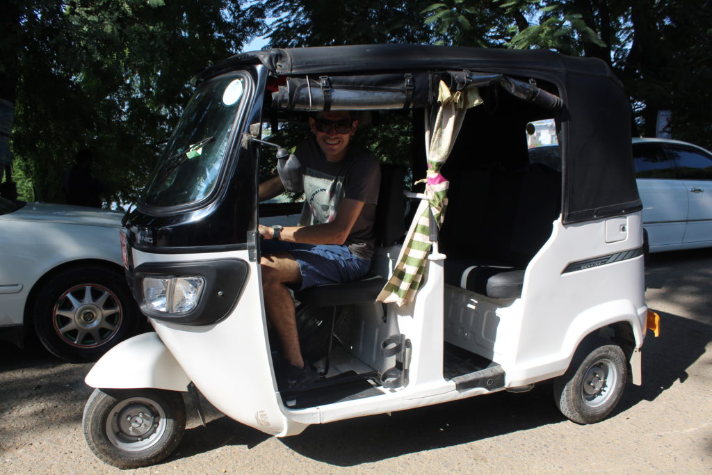 tuktuk en Mandalay