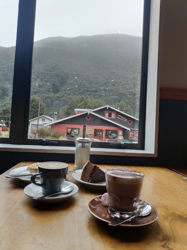 Cafè en Arthur Pass Nueva Zelanda