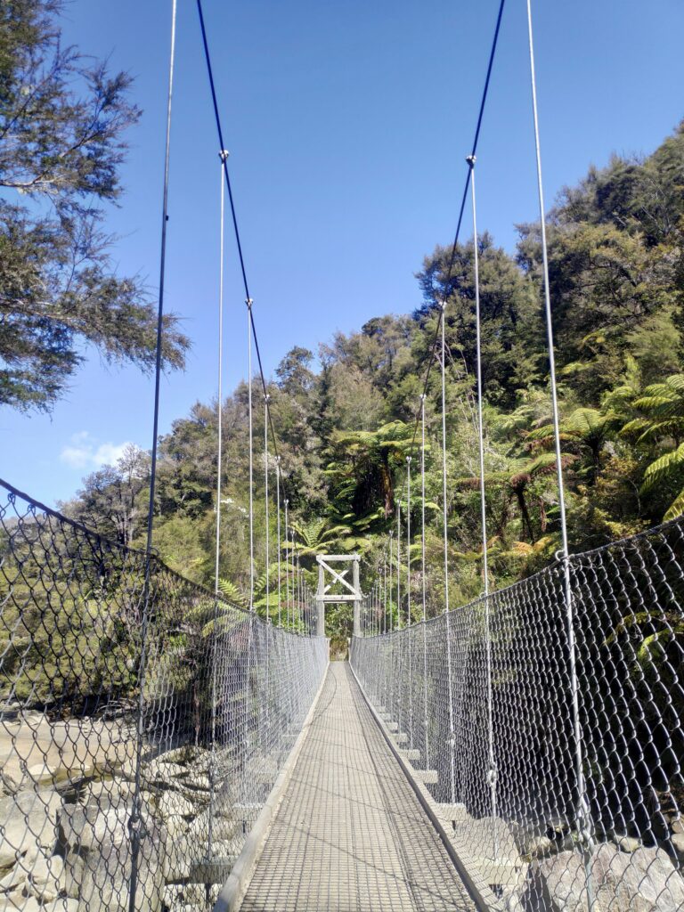 puente colgante Abel Tasman Nueva Zelanda