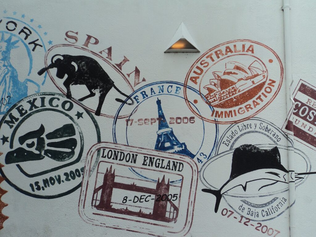 stamps passport