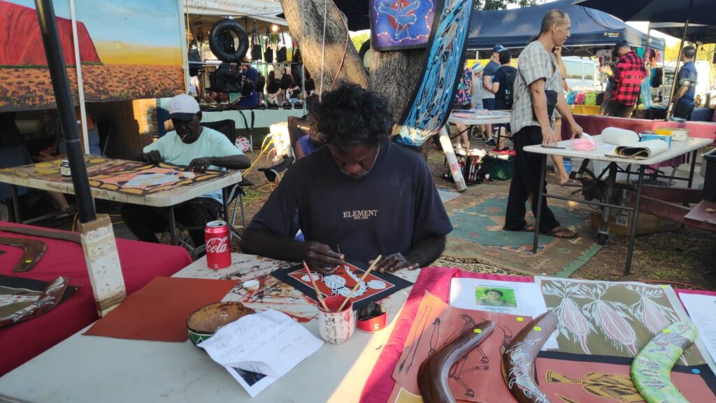 Arte Aborigeno en Darwin - Northern Territory