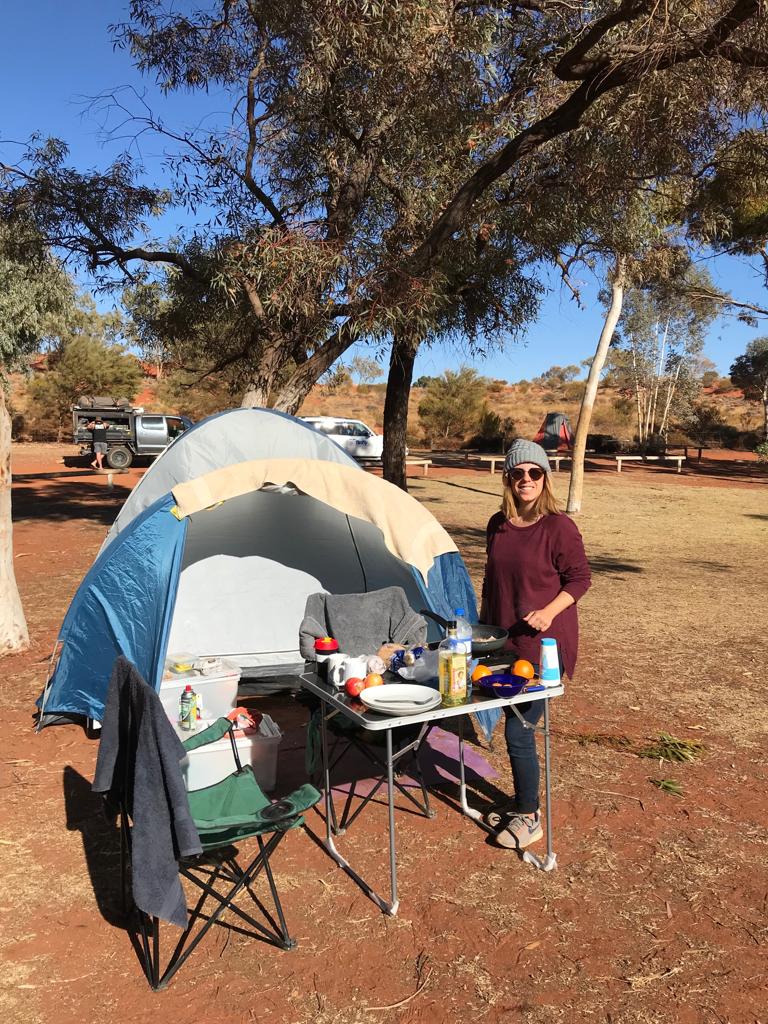 Camping en Uluru